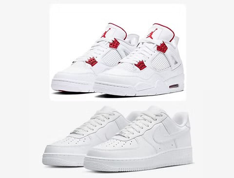 Jordan 4’s + Airforce 1’s