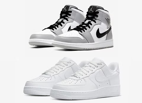 Jordan 1’s + Airforce 1’s