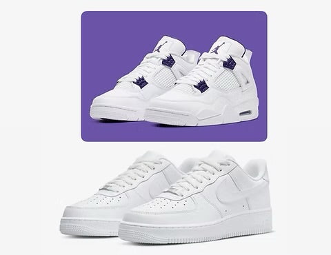 Jordan 4’s + Airforce 1’s