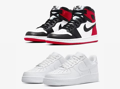 Jordan 1’s + Airforce 1’s