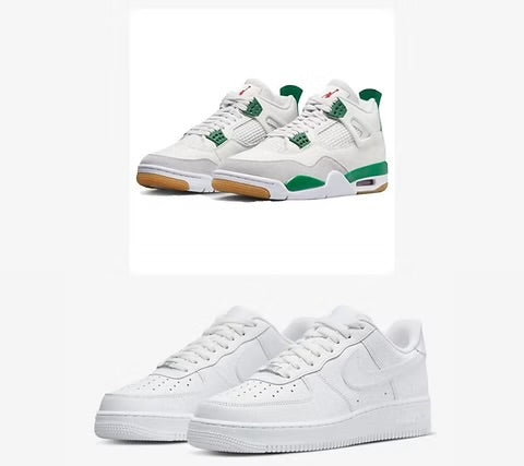 Jordan 4’s + Airforce 1’s