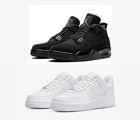 Jordan 4’s + Airforce1’s