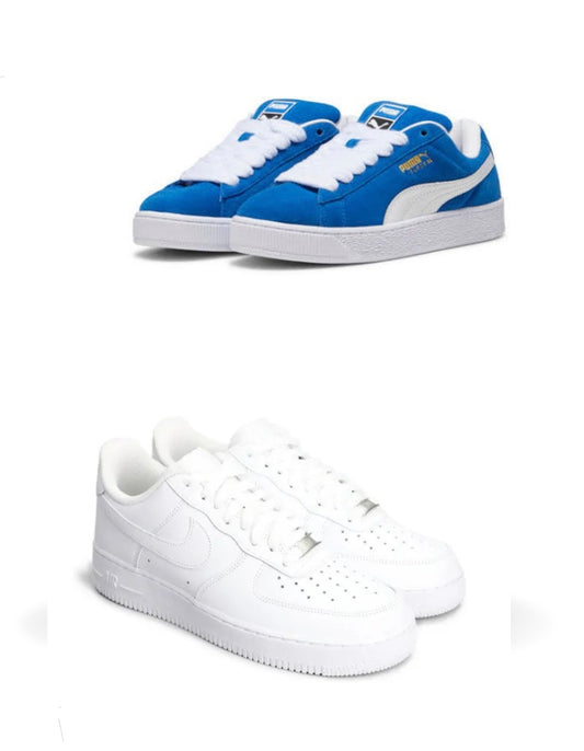 Puma Xl suede + Airforce1’s