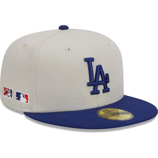 Los Angeles Dodgers MLB Grey and Blue Fitted Cap